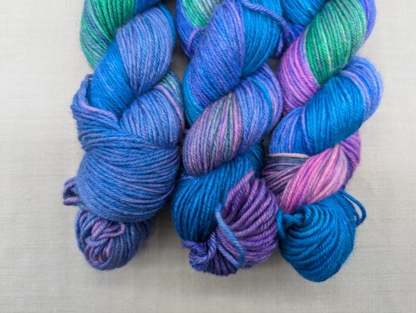 Blue-faced Leicester/Silk DK: Peacock - Image 2