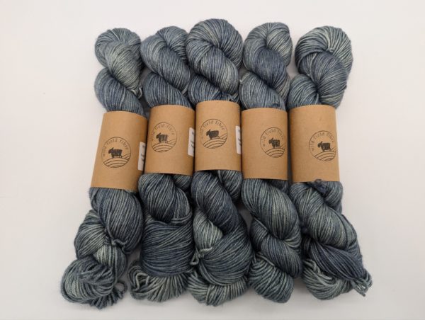 Blue-faced Leicester/Silk DK: Twilight - Image 3